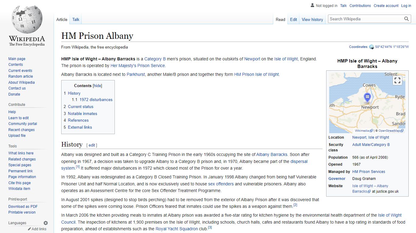 HM Prison Albany - Wikipedia